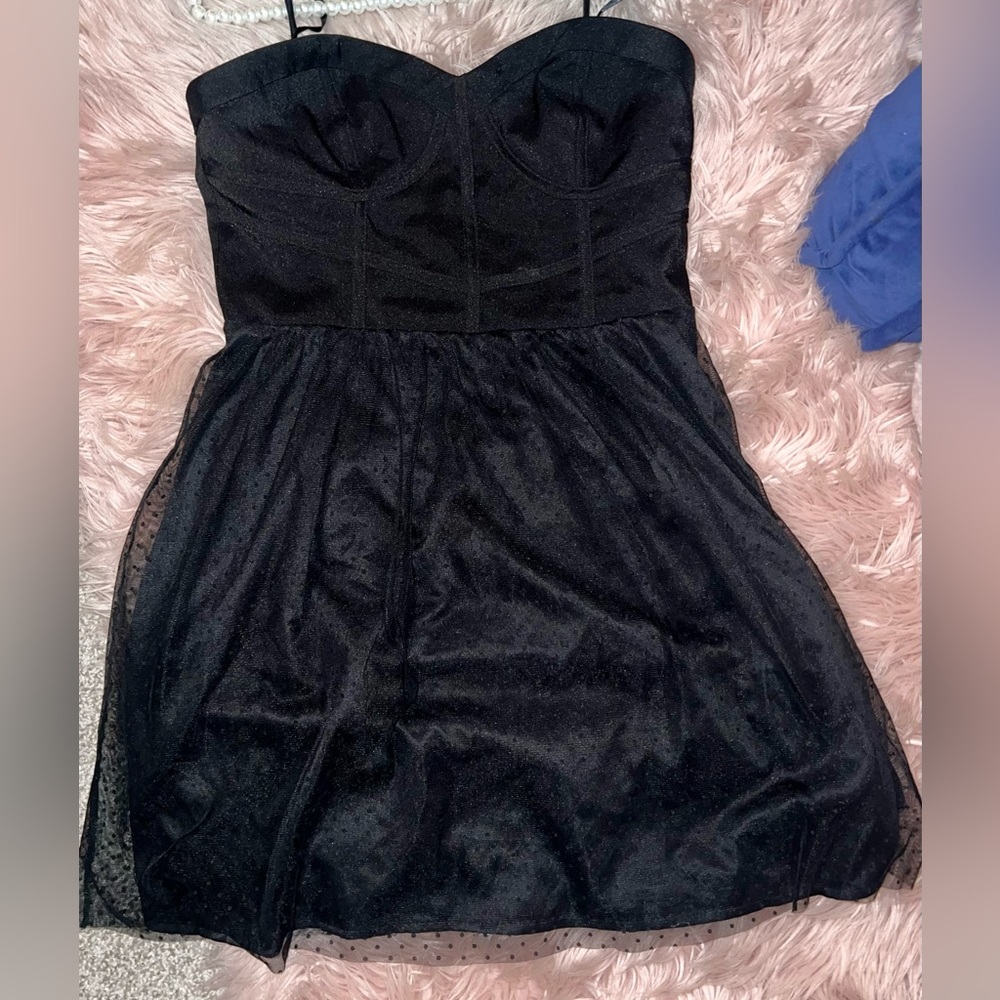 NEW✨Kensie Strapless Sweetheart Little Black Dress, Size 8